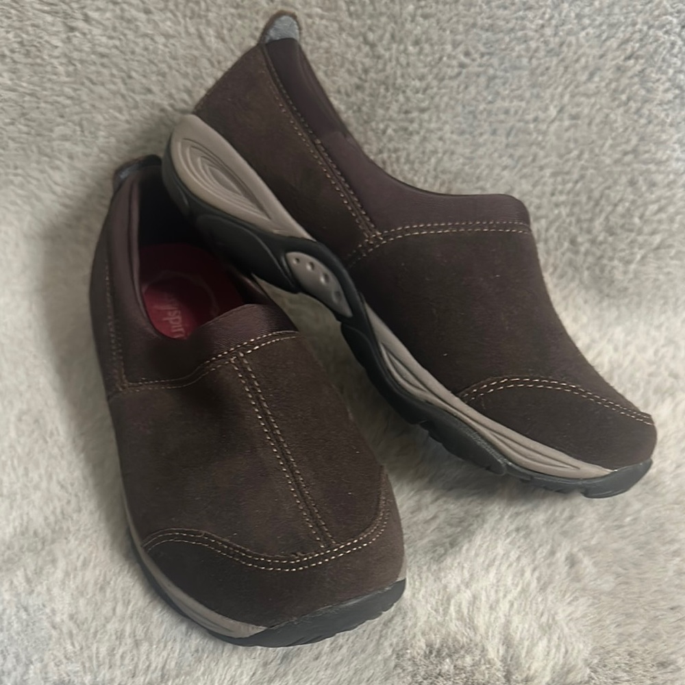 Dark Brown Easy Spirit Casual Slip-On Shoes
